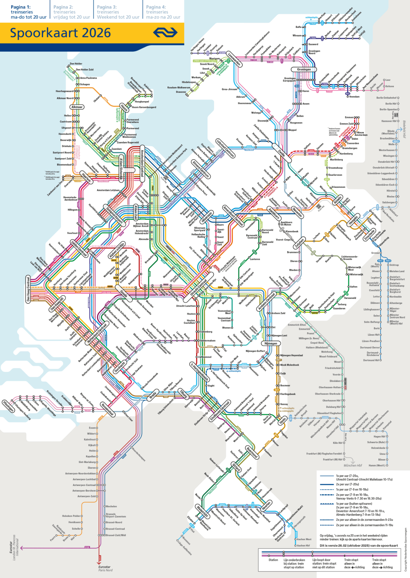 Nederlandse Spoorkaart